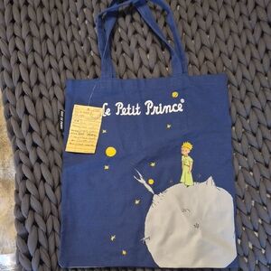 Le Petit Prince Blue Tote Bag
